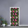 Tropical Pitaya Pattern Print Door Sticker