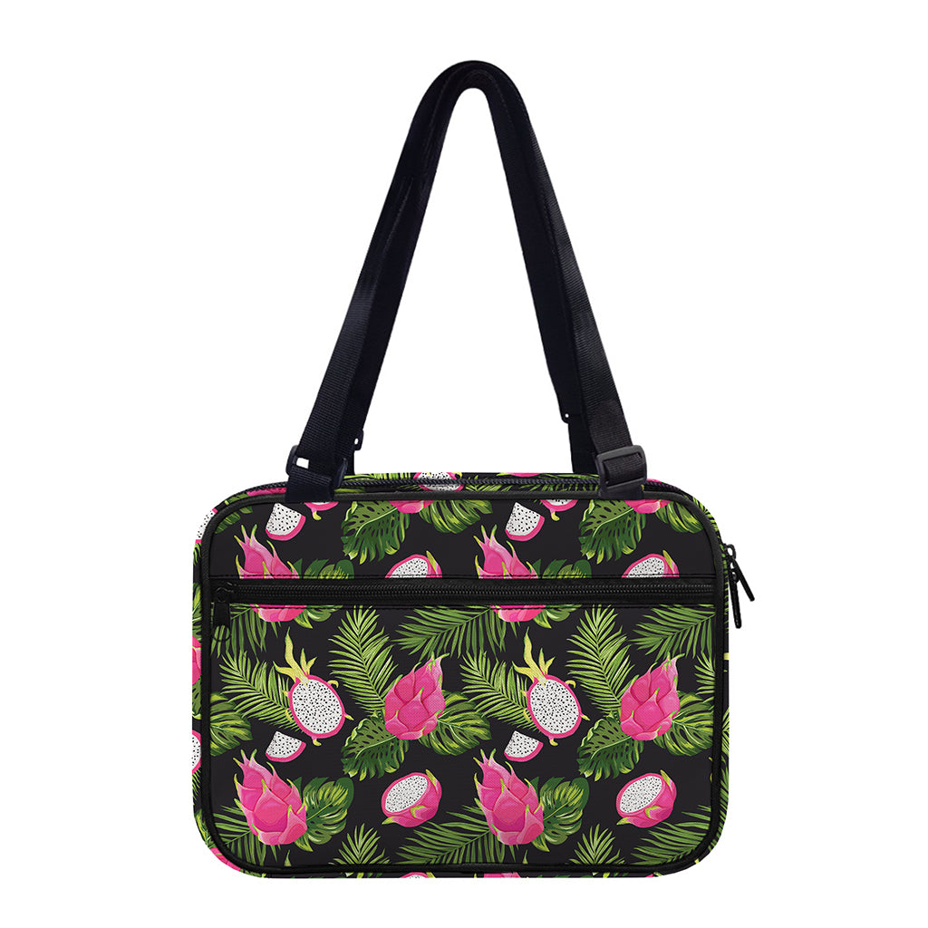 Tropical Pitaya Pattern Print Double Strap Bible Bag