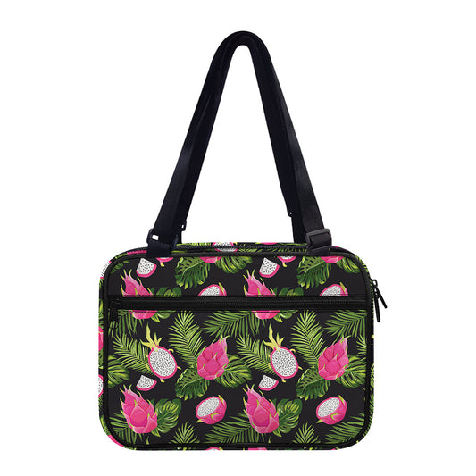 Tropical Pitaya Pattern Print Double Strap Bible Bag