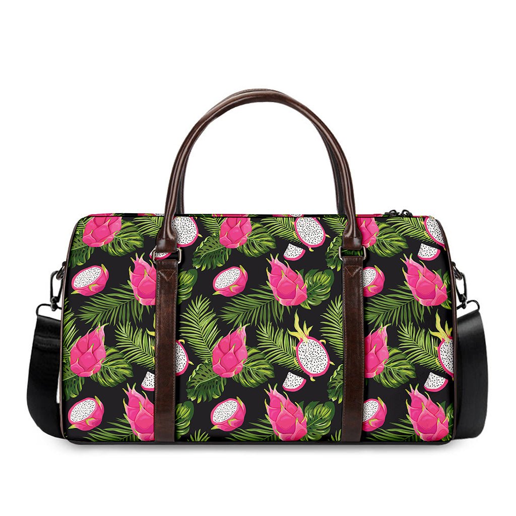 Tropical Pitaya Pattern Print Duffle Bag