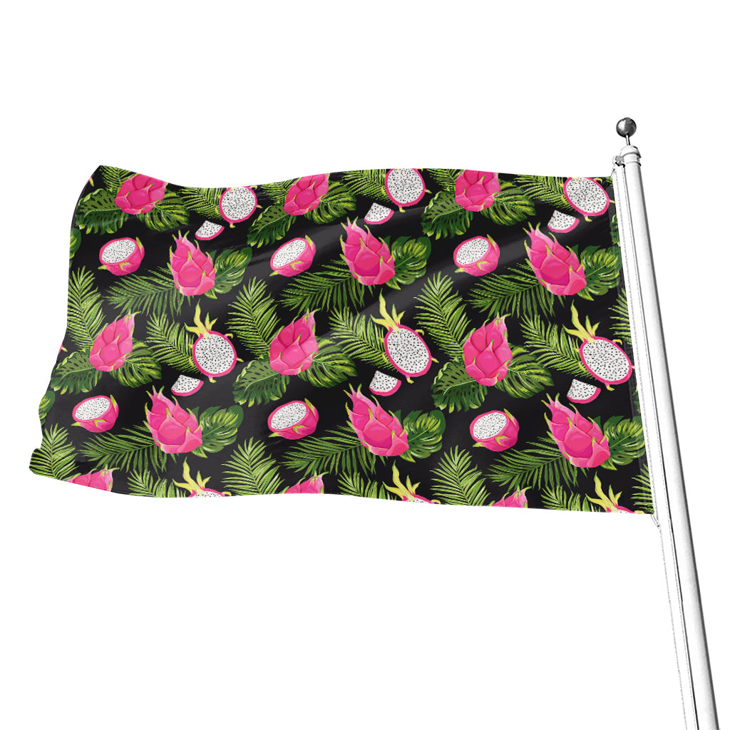 Tropical Pitaya Pattern Print Flag