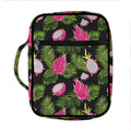 Tropical Pitaya Pattern Print Front Pocket Bible Bag