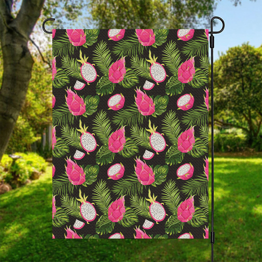Tropical Pitaya Pattern Print Garden Flag