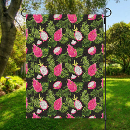 Tropical Pitaya Pattern Print Garden Flag