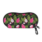 Tropical Pitaya Pattern Print Glasses Case