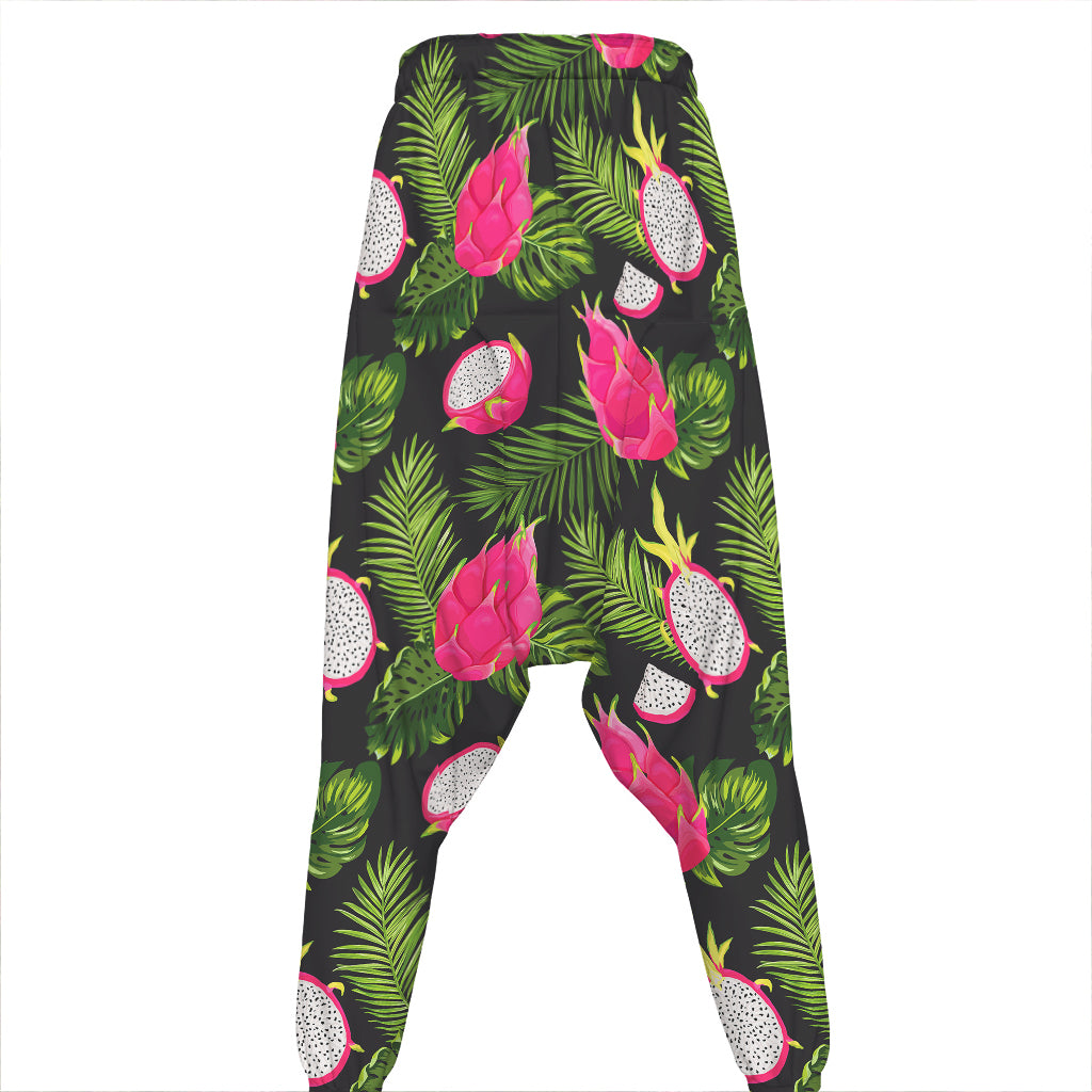 Tropical Pitaya Pattern Print Hammer Pants