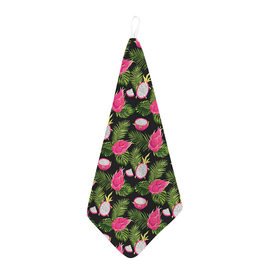 Tropical Pitaya Pattern Print Hand Towel