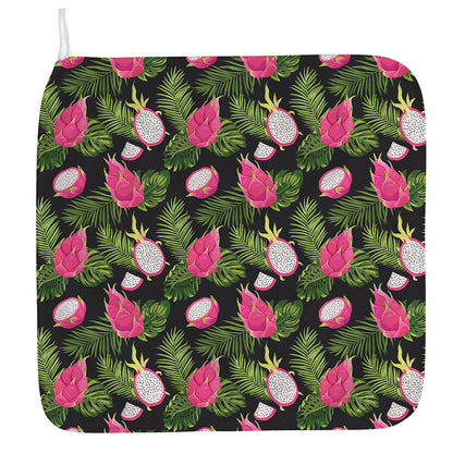 Tropical Pitaya Pattern Print Hand Towel