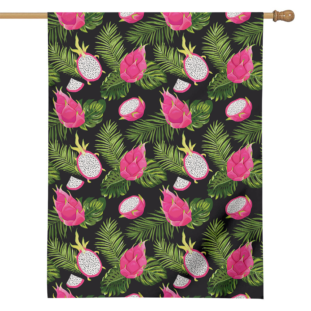 Tropical Pitaya Pattern Print House Flag