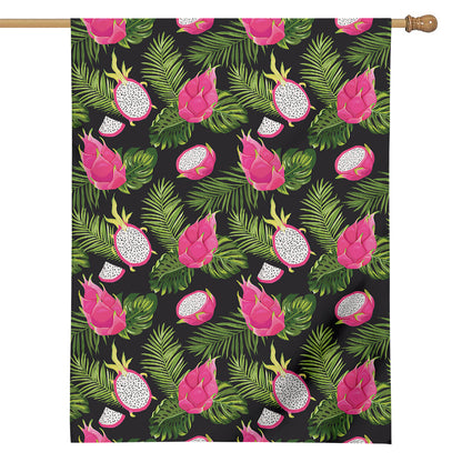 Tropical Pitaya Pattern Print House Flag