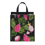 Tropical Pitaya Pattern Print Insulated Lunch Tote