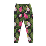 Tropical Pitaya Pattern Print Jogger Pants
