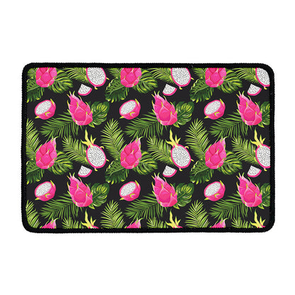 Tropical Pitaya Pattern Print Kitchen Mat