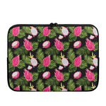 Tropical Pitaya Pattern Print Laptop Sleeve