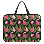 Tropical Pitaya Pattern Print Laptop Sleeve With Handle