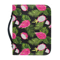 Tropical Pitaya Pattern Print Leather Bible Cover