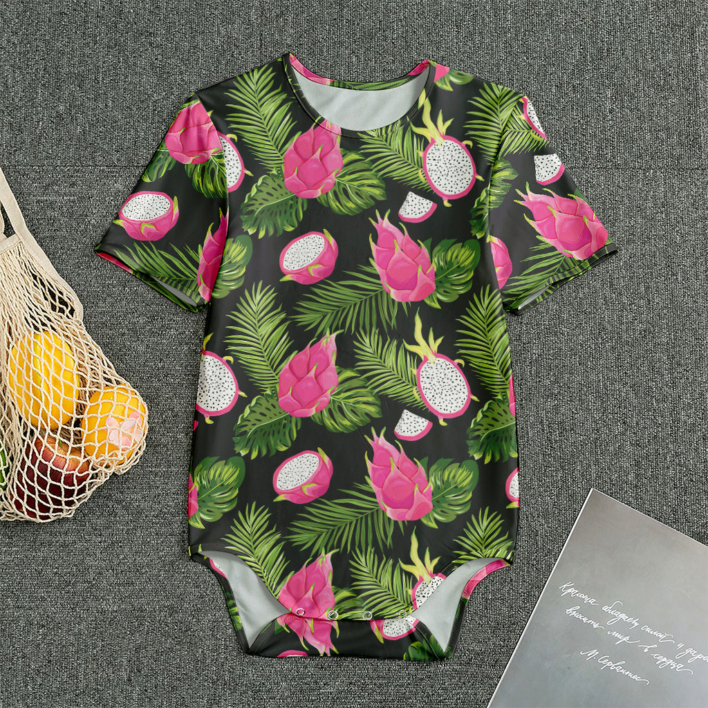 Tropical Pitaya Pattern Print Men's Bodysuit