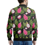 Tropical Pitaya Pattern Print Men's Bomber Jacket