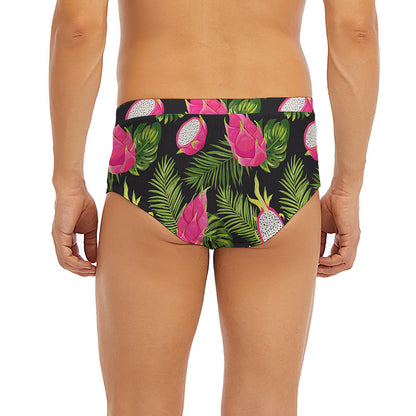 Tropical Pitaya Pattern Print Men's Briefs
