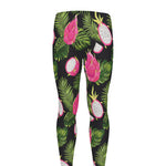 Tropical Pitaya Pattern Print Men's leggings