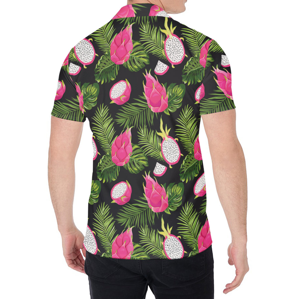 Tropical Pitaya Pattern Print Men's Shirt