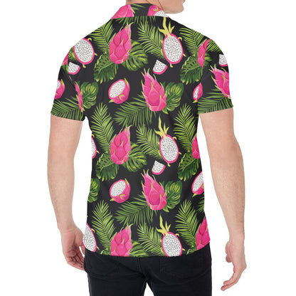Tropical Pitaya Pattern Print Men's Shirt