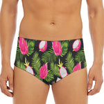 Tropical Pitaya Pattern Print Men's Triangle Swim Briefs