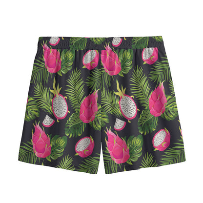 Tropical Pitaya Pattern Print Mesh Shorts