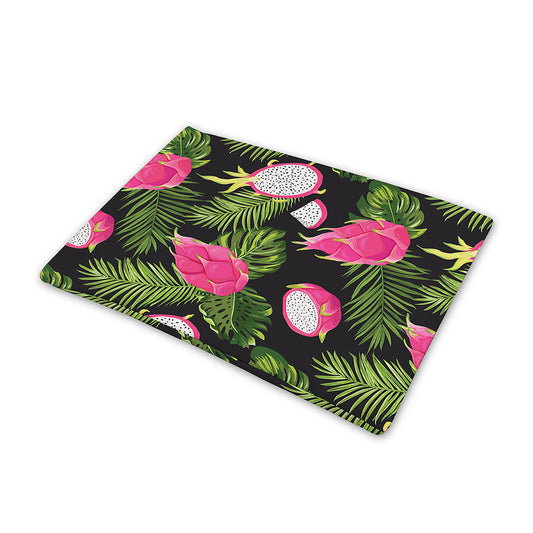 Tropical Pitaya Pattern Print Pet Cooling Mat Cover