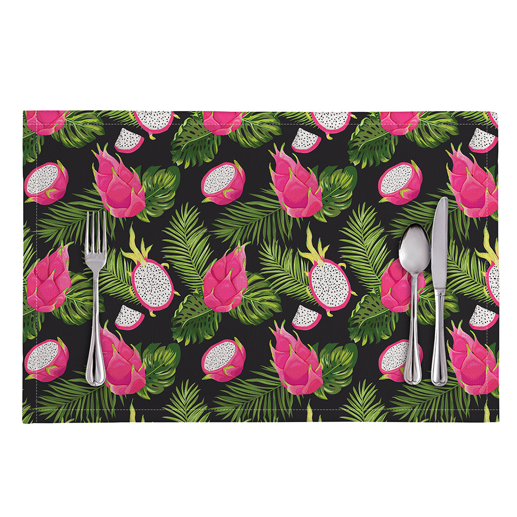 Tropical Pitaya Pattern Print Placemat
