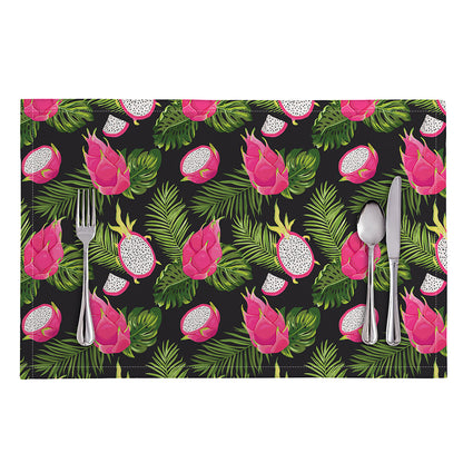 Tropical Pitaya Pattern Print Placemat