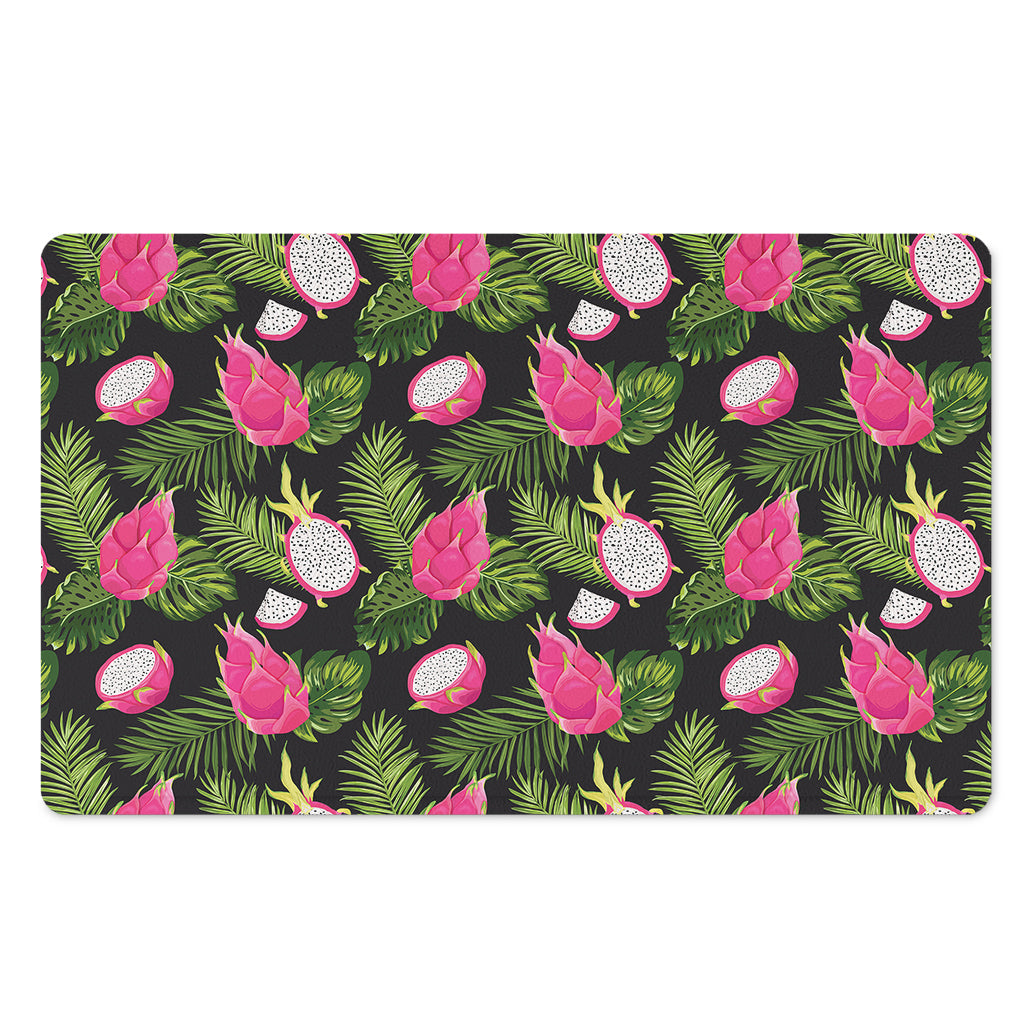 Tropical Pitaya Pattern Print Polyester Doormat