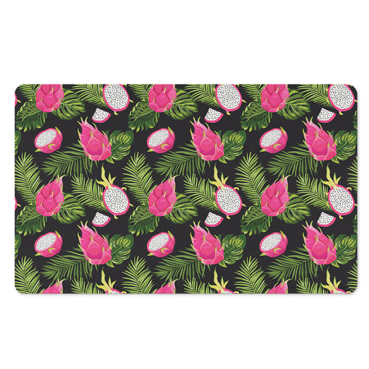Tropical Pitaya Pattern Print Polyester Doormat