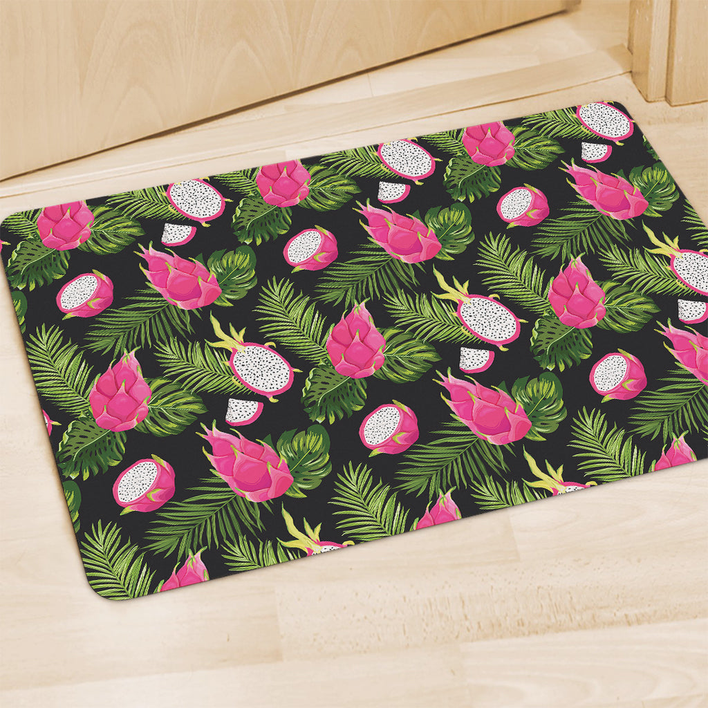 Tropical Pitaya Pattern Print Polyester Doormat