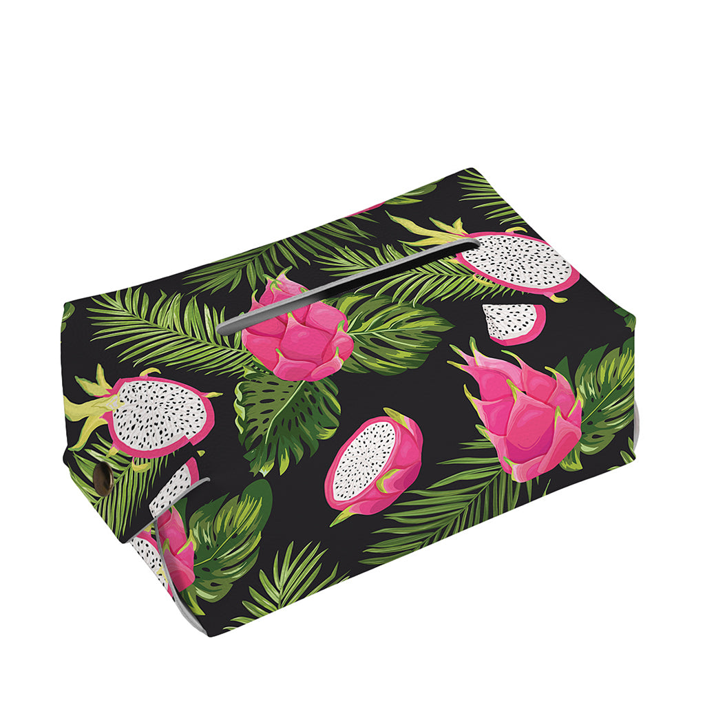 Tropical Pitaya Pattern Print Rectangle Tissue Box Cover