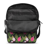 Tropical Pitaya Pattern Print Rectangular Crossbody Bag