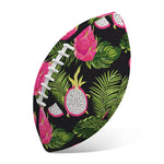 Tropical Pitaya Pattern Print Rugby Ball