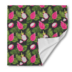 Tropical Pitaya Pattern Print Silk Bandana