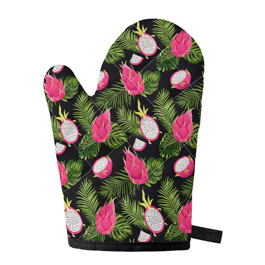 Tropical Pitaya Pattern Print Single Oven Mitt