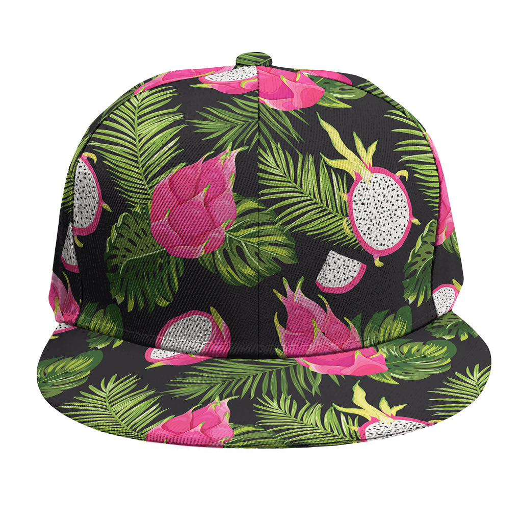 Tropical Pitaya Pattern Print Snapback Cap