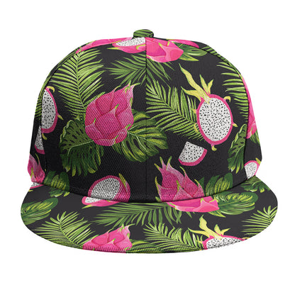Tropical Pitaya Pattern Print Snapback Cap
