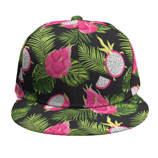 Tropical Pitaya Pattern Print Snapback Cap