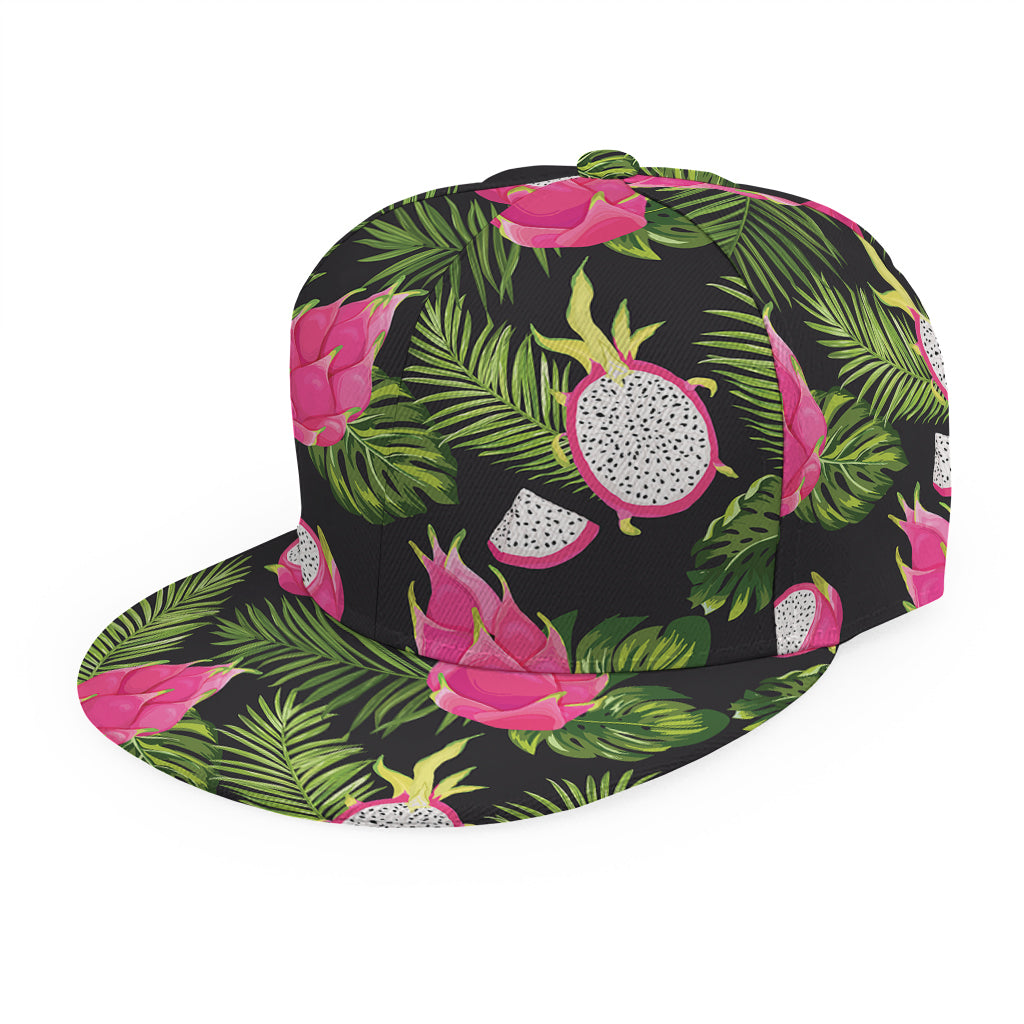 Tropical Pitaya Pattern Print Snapback Cap