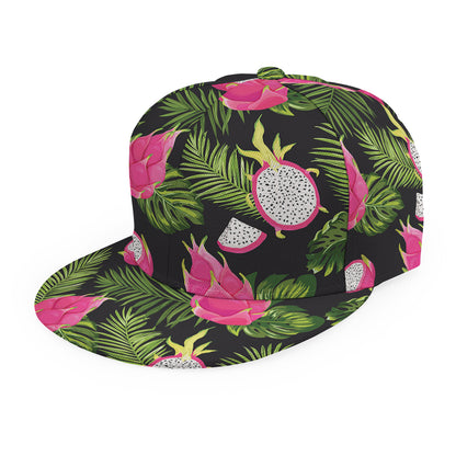 Tropical Pitaya Pattern Print Snapback Cap