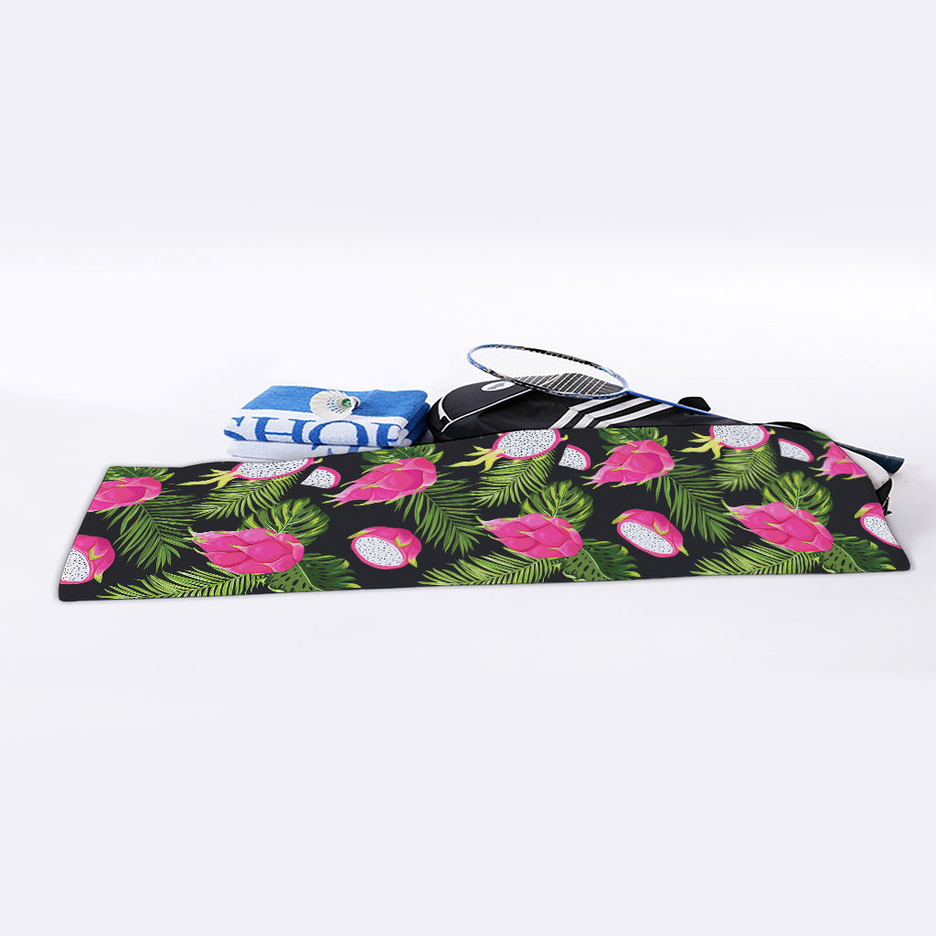 Tropical Pitaya Pattern Print Sports Towel