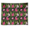 Tropical Pitaya Pattern Print Tapestry
