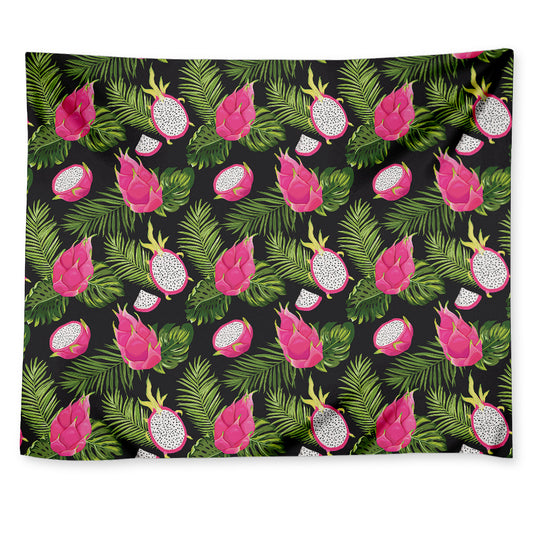Tropical Pitaya Pattern Print Tapestry