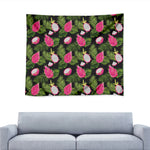 Tropical Pitaya Pattern Print Tapestry