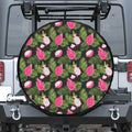 Tropical Pitaya Pattern Print Tire Cover