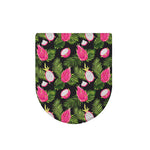 Tropical Pitaya Pattern Print Toilet Lid Cover